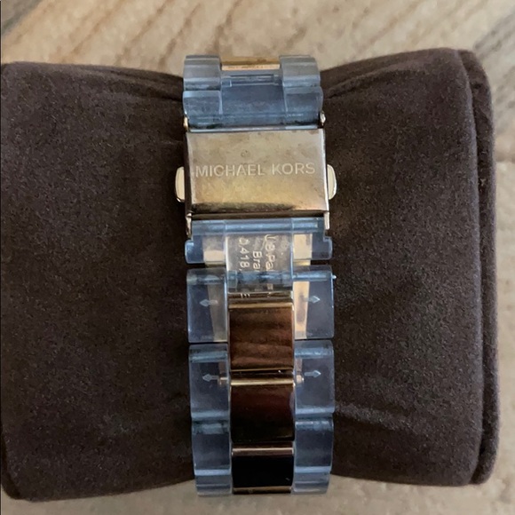 Michael Kors rose gold lucite bling watch main image 4